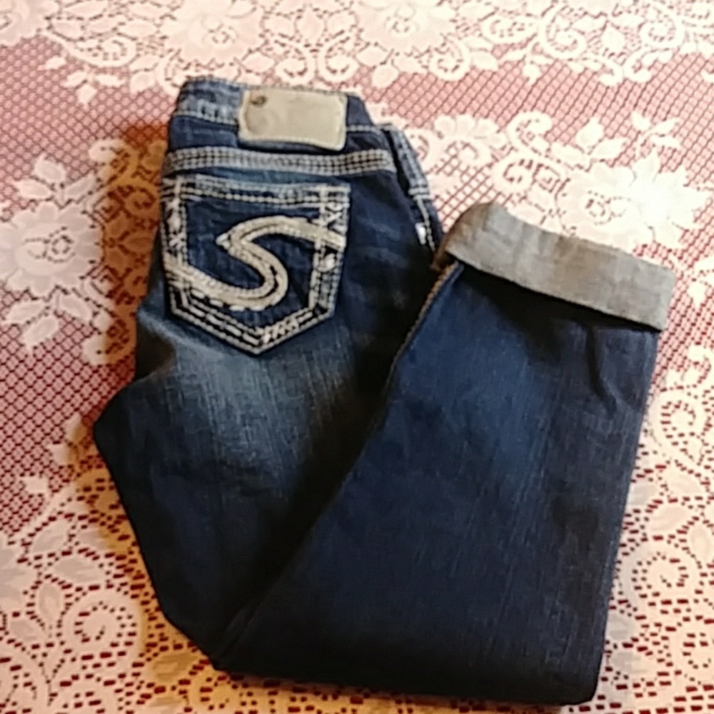 Silver Jeans Capri's